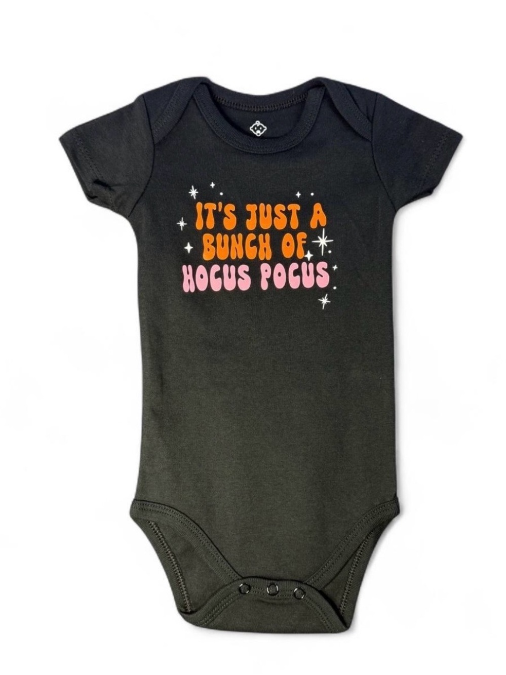 Retro "It's Just A Bunch Of Hocus Pocus" Infant Halloween Bodysuit (3-6 m) NEW
